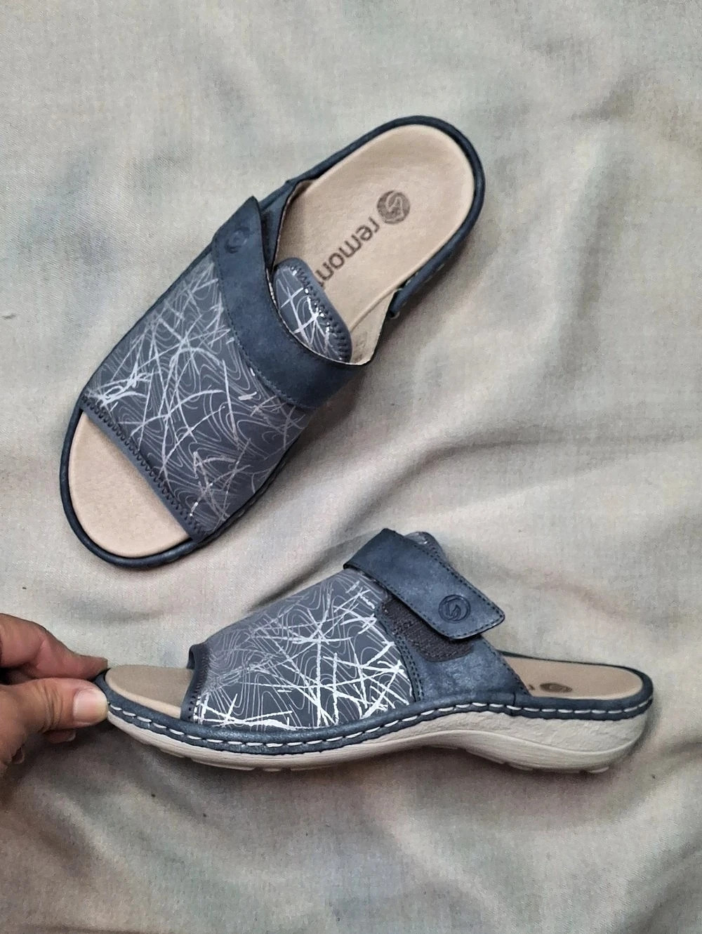 Remonte Jocelyn Strap Sandals Blue & White EU 38